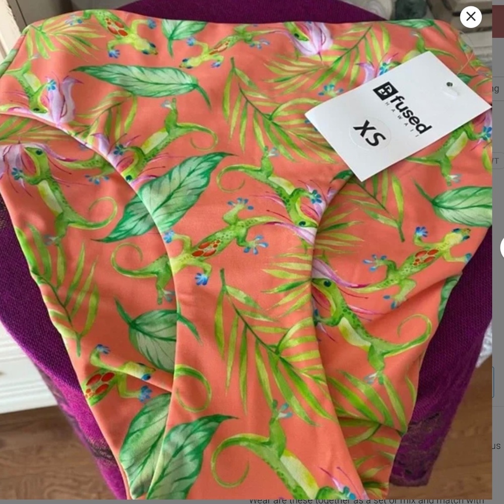 FUSED HAWAII HIGH RISE BOTTOM NEW IN BAG HAWAIi MO’O print